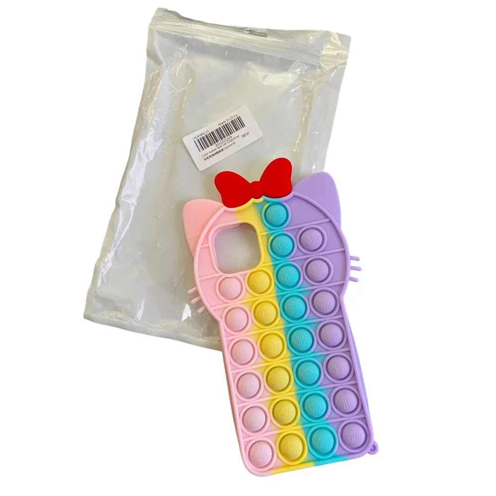 Pastel Bubble Cat iPhone Fidget Case‎ New Original Packaging - iPhone 11 Pro Max